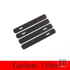 レンジローバー ランドローバー VELAR 2017 2018 ABS クローム/カーボン外装ドアハンドルトリムカーアクセサリー - Carbon Fibre