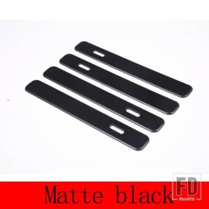 レンジローバー ランドローバー VELAR 2017 2018 ABS クローム/カーボン外装ドアハンドルトリムカーアクセサリー - Matte Black