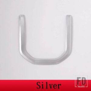 ランドローバー ディスカバリー 5 LR5 レンジローバースポーツ VELAR ヴォーグ ABS カーボンステアリングホイールスパンコール装飾カーアクセサ - Silver