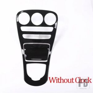 メルセデスベンツ ABS Cクラス W205 2014-2018 センターコンソールギアパネルフレームカバートリム GLC クーペ X235 2015-18 - Glossy Black-B