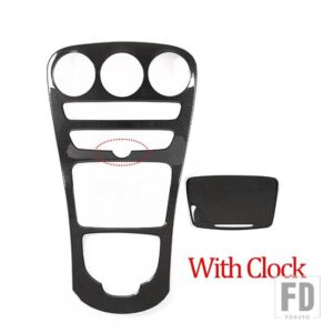 メルセデスベンツ ABS Cクラス W205 2014-2018 センターコンソールギアパネルフレームカバートリム GLC クーペ X235 2015-18 - Carbon Fiber A