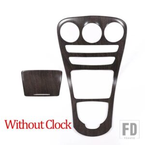 メルセデスベンツ ABS Cクラス W205 2014-2018 センターコンソールギアパネルフレームカバートリム GLC クーペ X235 2015-18 - Oak Wood Grain-B