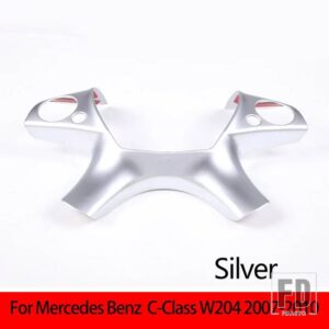 メルセデス ベンツ Cクラス Eクラス W204 W212 2007-2013 ABS カーボンステアリングホイール装飾カバーステッカーカーアクセサリー - For W204 2007-20104