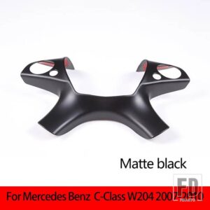 メルセデス ベンツ Cクラス Eクラス W204 W212 2007-2013 ABS カーボンステアリングホイール装飾カバーステッカーカーアクセサリー - For W204 2007-2010