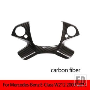 メルセデス ベンツ Cクラス Eクラス W204 W212 2007-2013 ABS カーボンステアリングホイール装飾カバーステッカーカーアクセサリー - For W212 2009-2013