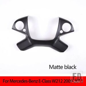 メルセデス ベンツ Cクラス Eクラス W204 W212 2007-2013 ABS カーボンステアリングホイール装飾カバーステッカーカーアクセサリー - For W212 2009-20133