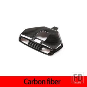 BMW ABS カーボンカラールーフ読書ランプパネル装飾カバートリム X3 X4 G01 G02 X5 G05 5シリーズ G30 アクセサリー - Carbon Fiber