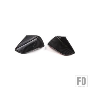 シボレー コルベット C7 2014-2019 ABS カーボンドア外側ハンドルボウルカバー装飾ステッカー外装アクセサリー - Carbon Fiber