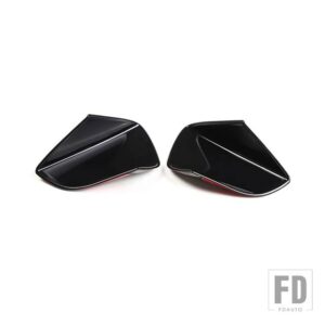 シボレー コルベット C7 2014-2019 ABS カーボンドア外側ハンドルボウルカバー装飾ステッカー外装アクセサリー - Gloss black