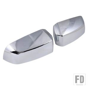 フォード バックミラーカバーレンジャー 2023 ABS カーボン/黒バックミラー装飾シェル外装アクセサリー - Silver