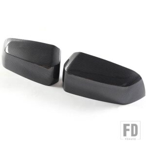 フォード バックミラーカバーレンジャー 2023 ABS カーボン/黒バックミラー装飾シェル外装アクセサリー - Carbon Fiber