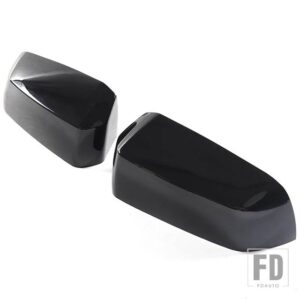 フォード バックミラーカバーレンジャー 2023 ABS カーボン/黒バックミラー装飾シェル外装アクセサリー - Black