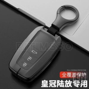 トヨタ ファッション合金車リモートキーケースカバーシェルフォブ カローラプリウスカムリ CHR C-HR RAV4 アルティスランドクルーザープラドキ