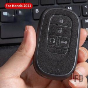 ホンダ レザー + TPU キーケースカバー シビックアコード VEZEL 2022 4ボタン キー