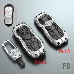 合金 + シリカゲルリモートキーケースカバー FOB プロテクターシェル XPENG XIAOPENG P5 P7 G9 G3I オートインテリアアクセサリー