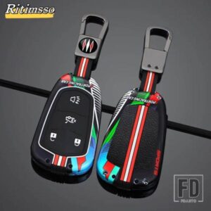 キャデラック 合金キーケースシェル FOB カバーホルダー ATS-L XTS XT4 XT5 XT6 CTS CT6 ATS 28T SRX エスカレードアクセサリー