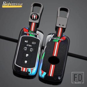 トヨタ 6 ボタン合金キー FOB ケースカバーシェル シエナ SE タコム 2015-20 カーアクセサリー