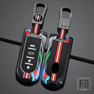トヨタ ダイハツ 合金 + シリコーンキーケースカバーホルダー ラッシュパッソピクシスジョイエポック タント LA600S MOOVECANVAS LA800S ブーン
