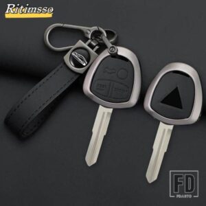 三菱 金属 + PU レザーキーカバーアクセサリースタイリングケース パジェロ EX ランサー ASX アウトランダーギャラン