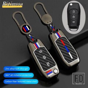 フォード 合金シェル FOB ホルダーキーケースカバーフィーゴ 2017 モンデオ 5 ECOSPORT フィエスタエベレストレンジャーフュージョンクーガエス