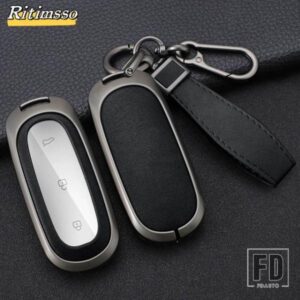 合金キーケースキーホルダー LEADING IDEAL LIXIANG L9 L8 L7 ONE MAX スマートカーキーレスリモートエントリー FOB カバー自動車アクセサリー