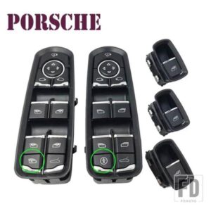 ポルシェ 新ブランド 4 ドアフロントドアウィンドウスイッチピリオンシートパナメーラカイエンマカン 7PP959858RDML 7PP959858MDML 7PP959855C