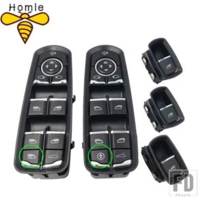 ポルシェ 新ブランド 7PP959855C 7PP959858RDML 7PP959858MDML パワーウィンドウスイッチパナメーラカイエンマカン 2011-2017