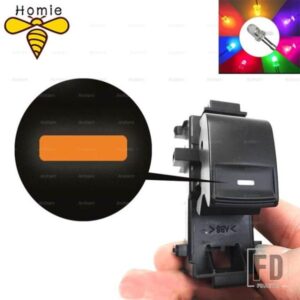 トヨタ 3X 点灯シングルウィンドウスイッチピリオンシート RAV4 カムリカローラヤリスクルーザー VIOS 84820-06130 84820-02190 バックライト