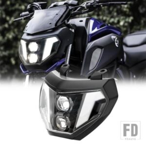 E マーク LED オートバイ ヘッドランプアセンブリ DRL ヘッドライトヤマハ MT07 MT09 FZ09 2014 2015 2016 2019 防水ライト
