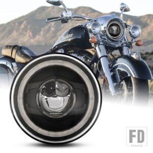 オートバイ ヘッドライト 7インチ LEDFOR 93-08 ドゥカティモンスター 1000 600 カワサキバルカン VN 500 750 800 900 1600 1700 1500