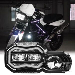 オートバイ LED ライトヘッドライト E9 マーク F800GS F650GS F700GS GS F800R F800GS ADV アドベンチャーモトアクセサリーランプ