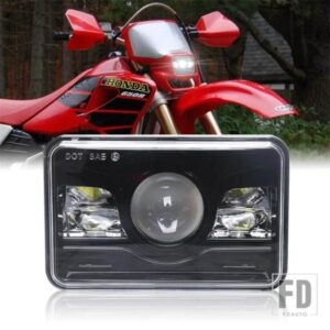 スズキ 1個 4 6インチオートバイ LED ヘッドライト 60 ワットシールドビームヘッドランプ DRZ400E DRZ400S DRZ400SM 2002-2016