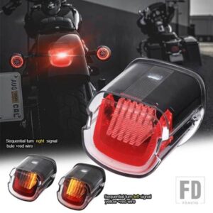 オートバイ テールライト LED リアランプテールライトブレーキストップウィンカーハーレーダビッドソンスポーツスターソフテイルダイナレイダウ