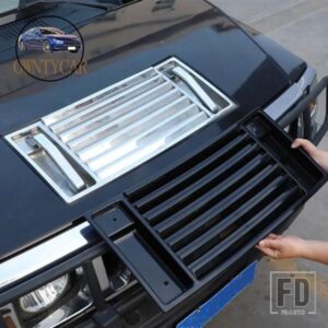 ハマー H2 37865 ABS クロームフードデッキベントパネルハンドルカバートリムアクセサリー