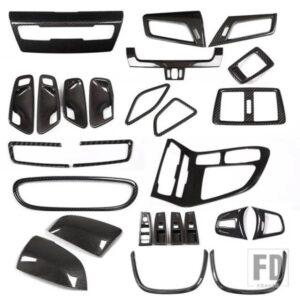 BMW ABS カーボン 2シリーズ F45 F46 2015-2018 車インナードアボウルカバーギアシフトパネルカバートリムステッカーアクセサリー