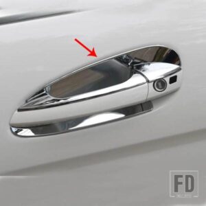 メルセデスベンツ GLK GL ML Cクラス W204 X204 X166 ABS クロームドアボウルカバートリムカーアクセサリー