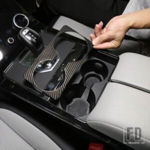 レンジローバー ABS クローム EVOQUE 2019 2020 カップホルダー装飾フレームトリムカーアクセサリー