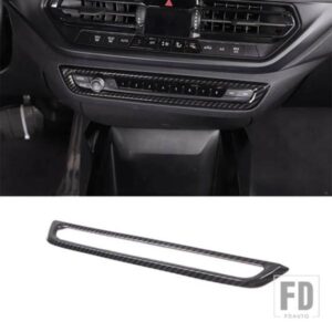 BMW 1シリーズ 2シリーズ F40 F44 2020-2024 ABS カーボンカーセンターコントロールボリュームノブ装飾フレームカーアクセサリー
