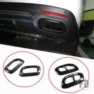 メルセデスベンツ GLE350 GLE450 GLC GLS W167 X253 X167 2020-22 マフラーマフラーテールカバートリム車外装アクセサリー ABS