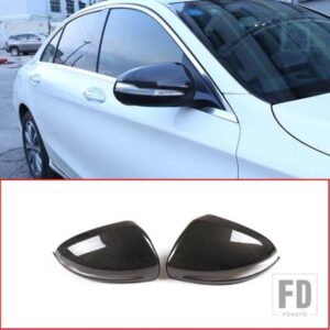 メルセデスベンツ 2個 RHD と LHD C W205 E W213 GLCクラス X253 Sクラス W222 ABS バックミラーキャップカバートリムアクセサリー