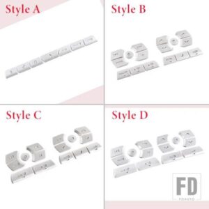 ジャガー XF 2012-15 合金中央制御空調マルチメディアボタン装飾ステッカーカーアクセサリー