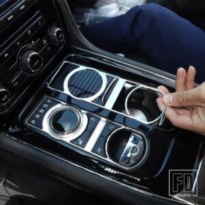 ジャガー XF 2008-2015 XJ 2010-2019 合金シフトボタンフレーム装飾ステッカーインテリアアクセサリー
