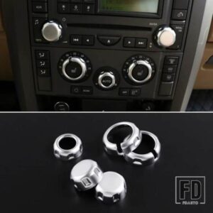 ランドローバー ディスカバリー 3 2004-2009 LR3 レンジローバースポーツ L320 2005-08 ボリュームとエアコンボタントリムカーアクセサリー新