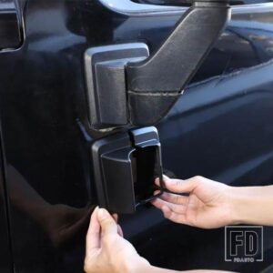 ハマー H3 2005-2009 ABS マットブラックサイドミラーボトムカバー装飾ステッカー車外装アクセサリー