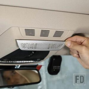 BMW 7シリーズ F01 F02 F03 F04 09-14 合金ルーフ読書灯リア装飾メッシュカバーステッカーカーアクセサリー