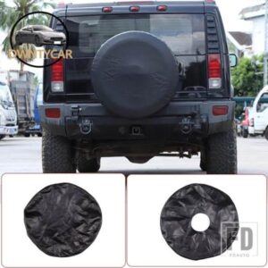 2 スタイルリアスペアタイヤカバープロテクターポーチカーアクセサリーハマー H2 2003-2009 スタイリング