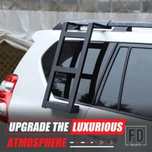 トヨタ ランドクルーザープラド FJ150 150 2010-2023 ステンレス黒サイドはしご車外装アクセサリー