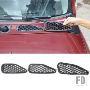 トヨタ FJ クルーザー 2007-2021 黒フロントエンジンフード加熱管熱放散カバー交換部品