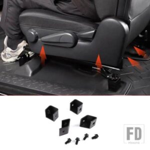 トヨタ FJ クルーザー 2007-2021 合金車内シート高さ増加ブラケットガスケットカーアクセサリー