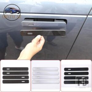 レンジローバー ランドローバー VELAR 2017 2018 ABS クローム/カーボン外装ドアハンドルトリムカーアクセサリー